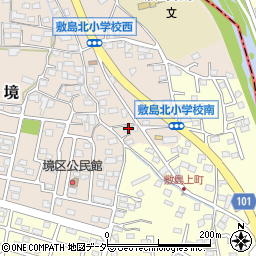 山梨県甲斐市境330周辺の地図