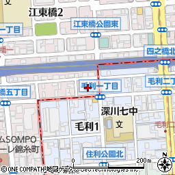 東京都墨田区江東橋5丁目15周辺の地図