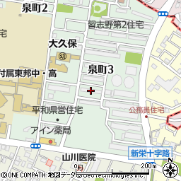 関東財務局大久保住宅６号棟周辺の地図
