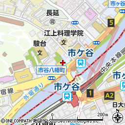 東京都新宿区市谷八幡町1周辺の地図