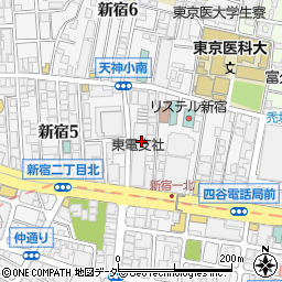 東京都新宿区新宿5丁目4周辺の地図