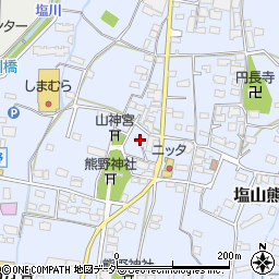 山梨県甲州市塩山熊野1198周辺の地図