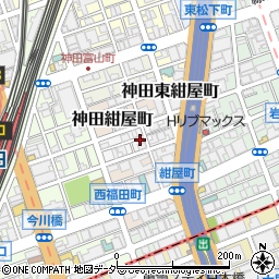 東京都千代田区神田北乗物町周辺の地図