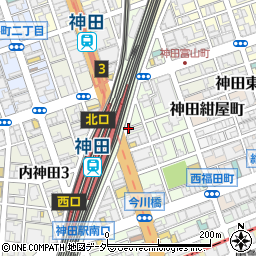 博多とりかわ 長政 神田東口店周辺の地図