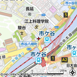 東京地下鉄株式会社　有楽町線市ケ谷駅周辺の地図