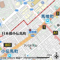 東京都中央区日本橋小伝馬町20周辺の地図