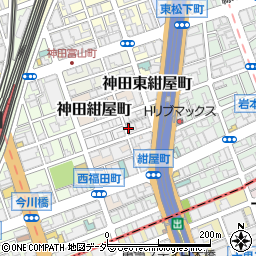 東京都千代田区神田北乗物町6-2周辺の地図
