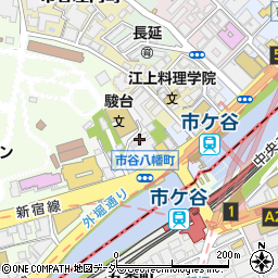 東京都新宿区市谷八幡町4周辺の地図