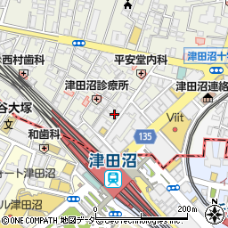 カラオケバンバン BanBan 津田沼店周辺の地図