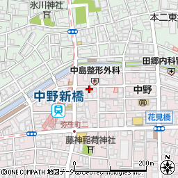 東京綜合管理中野支店周辺の地図