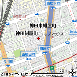東京都千代田区神田北乗物町6周辺の地図