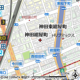東京都千代田区神田北乗物町17周辺の地図