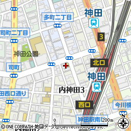 東京都千代田区内神田3丁目23周辺の地図
