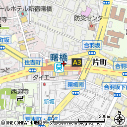 東京都新宿区住吉町7周辺の地図