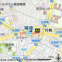 東京都新宿区住吉町7周辺の地図