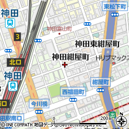 東京都千代田区神田紺屋町28周辺の地図