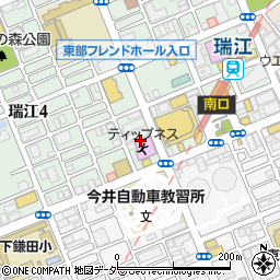 東京都江戸川区瑞江4丁目44周辺の地図