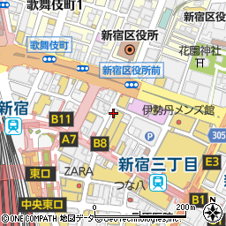 株式会社大黒屋　新宿２番館周辺の地図