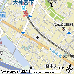 セレモ大神宮下駅ホール周辺の地図