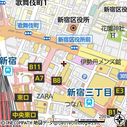 街場周辺の地図