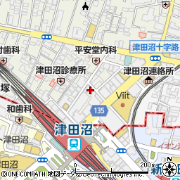株式会社東京アカデミー　津田沼校周辺の地図