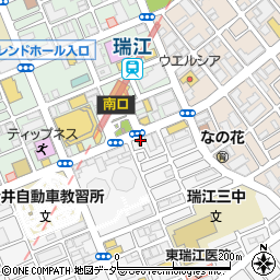 吉野家瑞江駅前店周辺の地図