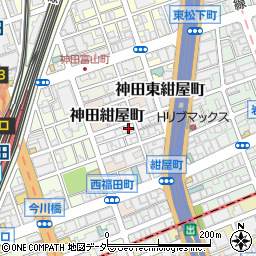 東京都千代田区神田北乗物町18周辺の地図