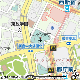 新宿国際ビルディング駐車場周辺の地図