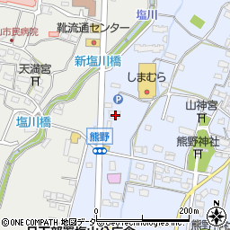 山梨県甲州市塩山熊野46周辺の地図