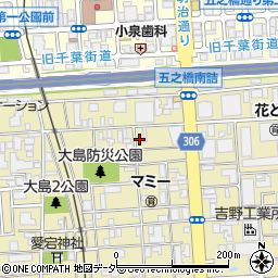 城東電創周辺の地図