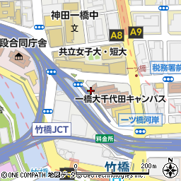 東京都千代田区一ツ橋周辺の地図
