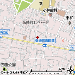 東京都立川市柴崎町1丁目16周辺の地図