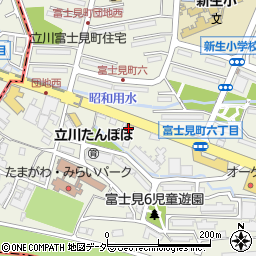 ローソン立川富士見町六丁目店周辺の地図