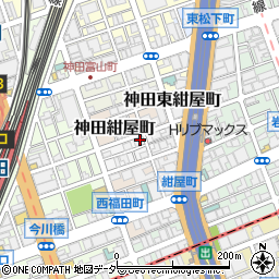 東京都千代田区神田北乗物町18-2周辺の地図