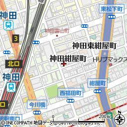東京都千代田区神田紺屋町29周辺の地図