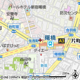 てんや曙橋店周辺の地図