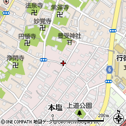小川青果店周辺の地図