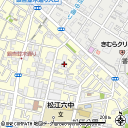 東京都江戸川区松江7丁目13周辺の地図