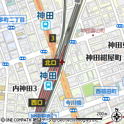 一軒め酒場 神田東口店周辺の地図
