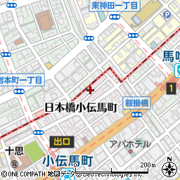 東京都中央区日本橋小伝馬町18周辺の地図