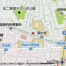 東京都中野区本町2丁目7周辺の地図