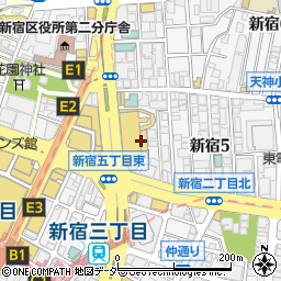 東京都新宿区新宿5丁目11周辺の地図