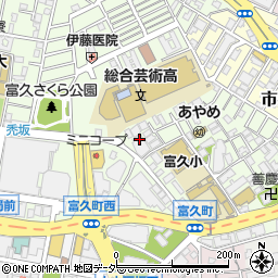 東京都新宿区富久町6周辺の地図