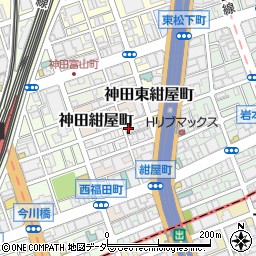 東京都千代田区神田北乗物町5周辺の地図