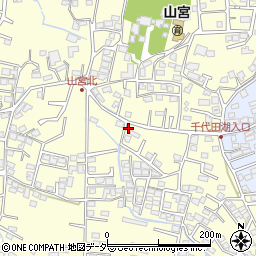 山梨県甲府市山宮町1615周辺の地図