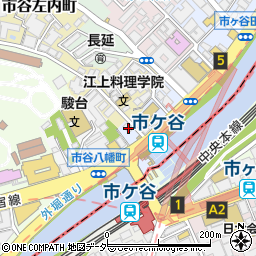 クリエイト薬局　新宿市谷田町店周辺の地図