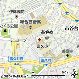 東京都新宿区富久町5-12周辺の地図