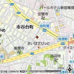 東京都新宿区市谷台町4-13周辺の地図