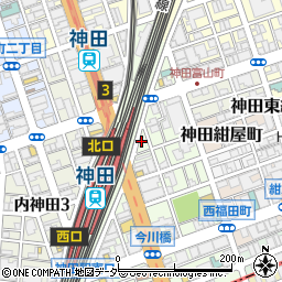 備長扇屋　神田東口店周辺の地図