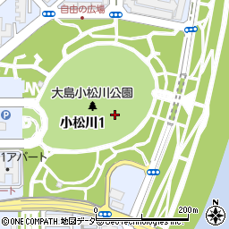 東京都江戸川区小松川周辺の地図